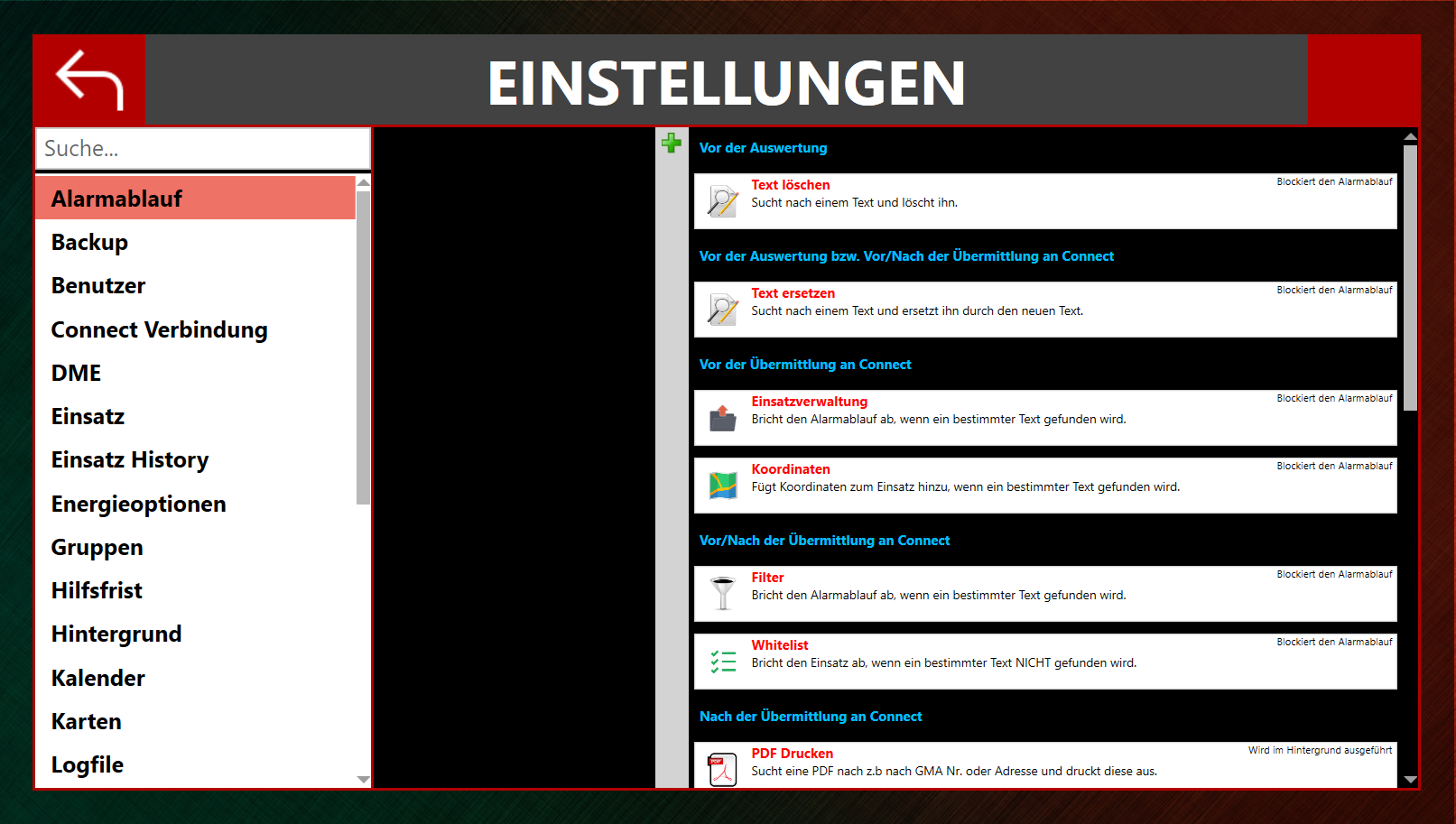 EinsatzMonitor Alarmablauf